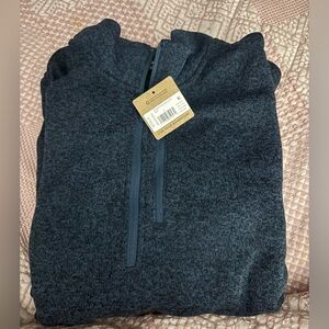 Eddie Bauer Men's Dark Blue Zip-Up Sweater